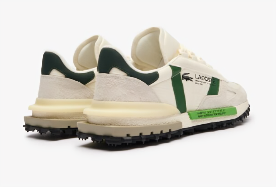 Lacoste Elite Active Off White Dark Green